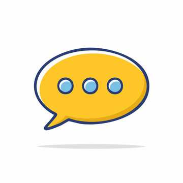 Speech bubble with ellipsis icon