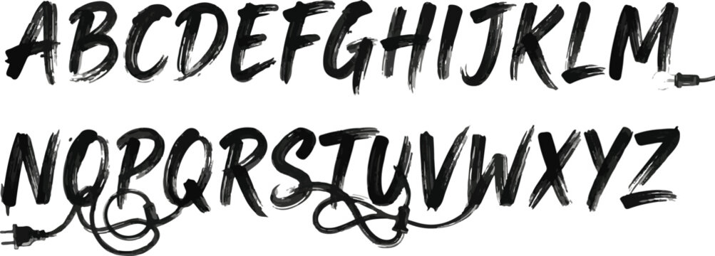 Black Ink Splash and Paint Splatter Set Vector Illustration