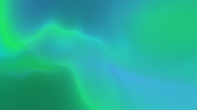 Aurora lights shimmer gently across a celestial green sky in a seamless abstract 3D animation loop for meditation tracks and ambient screensavers