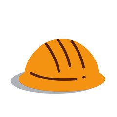 Fototapeta premium vector illustration of safety helmet