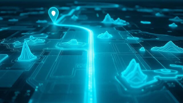 Dynamic Route Traversal on Digital Map Interface