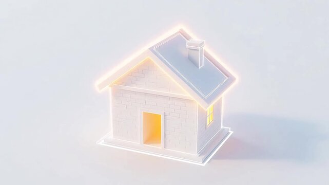 House Icon Building from Foundation to Roof