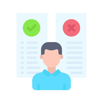 Hypothesis Testing icon vector image. Suitable for mobile apps, web apps and print media.