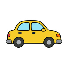 Fototapeta premium car transportation vehicle cartoon kids
