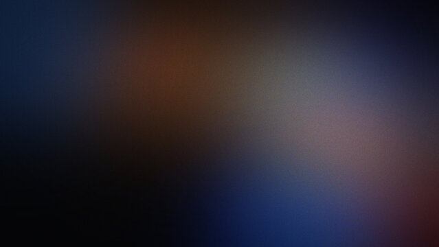 Blurred gradient background, with grainy texture, featuring dark blue, orange, and muted, beige tones blending, softly in abstract composition