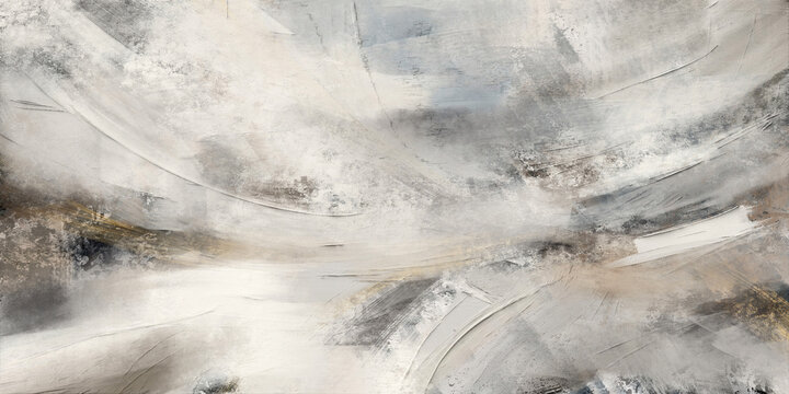 Modern abstract artwork with textured surfaces and balanced composition. Neutral artistic background ideal for interior decoration, wall art, prints, posters and contemporary design use.