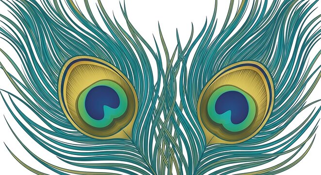 Close up of peacock feathers