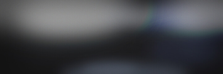 Grainy dark abstract texture background, with blurred gradient, shades of black, gray, and subtle, hints of blue, and white light © ico-vect