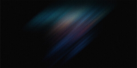 Abstract background featuring soft glowing light streaks with grainy texture effect creating dark ethereal atmosphere for design. © Vector Stock