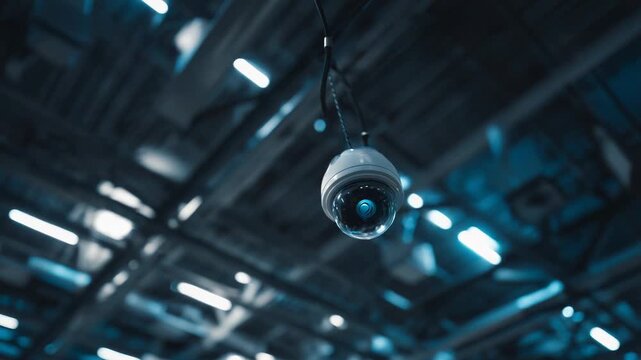 Security system camera providing continuous observation and protection, ensuring safety and accountability in a diverse range of environments with advanced monitoring technology