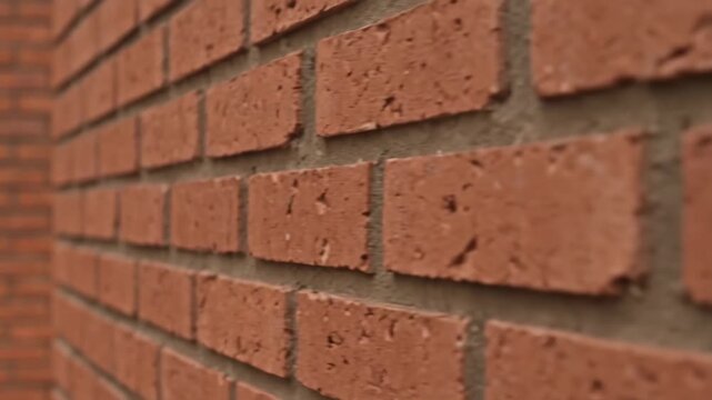 Red brick wall texture with brown masonry detail, seamless texture background for design, packaging, branding and architectural visualization, clean repeating pattern with even surface detail and