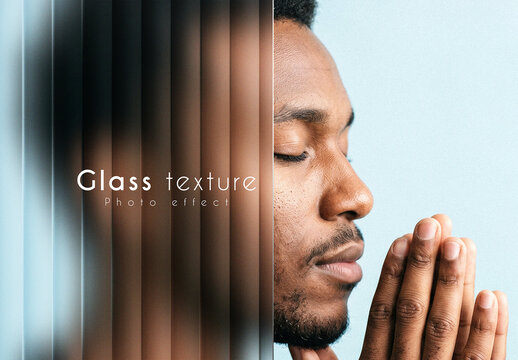 Glass Texture Photo Effect