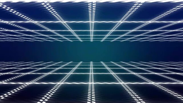 4K Futuristic Retro Background Video, Neon Cyberpunk Grid Floor, Synthwave Sunset Horizon Animation, Seamless Sci-Fi Vaporwave, Abstract futuristic retrowave poster design, Sunset on the horizon,