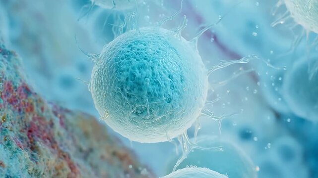 Microscopic view of cells