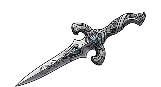 Ornate decorative dagger