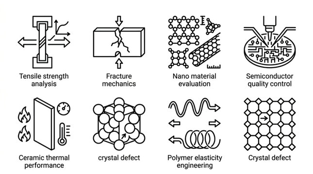 Collection of Scientific Research Icons and Symbols.