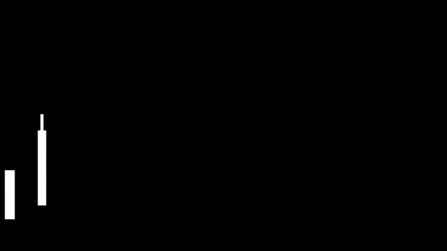 Minimal geometric lower third title animation with clean white lines and modern motion graphic on dark background clip