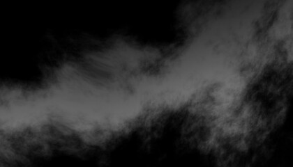 Fototapeta premium Spooky fog overlays, Halloween overlay, realistic smoke fog overlay, gothic, ghost. Black smoke clouds, dirty toxic fog or smog. Overlay
