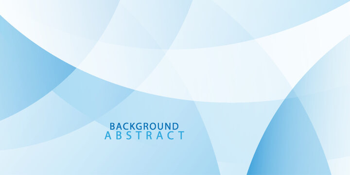 Abstract blue background with smooth gradient and overlapping circles. The blue background has a soft, airy texture. Gradient aesthetic. Blue background with copy space.