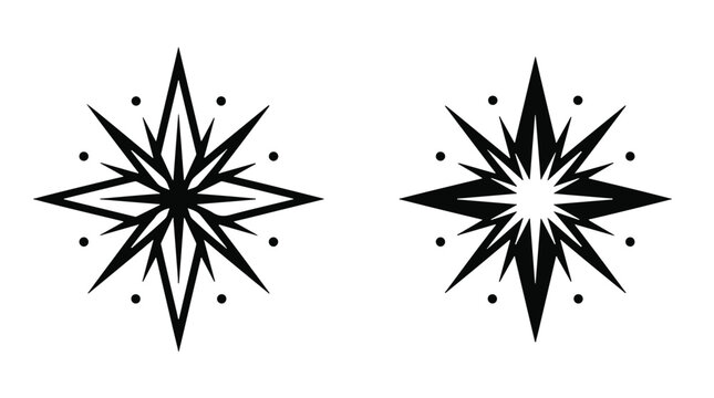 Astrology Star Symbol for Horoscope Reading and Celestial Predictions Illustration