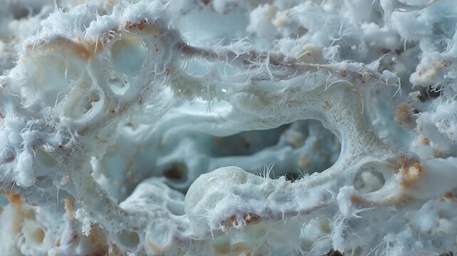 Closeup of textured corallike structure