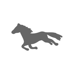 Fototapeta premium Blue Hedgehog Silhouette Icon for Wildlife and Nature Concepts