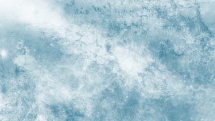 Naklejka premium Creative cosmic background with blue textured paint splatters