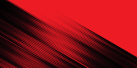 Fototapeta premium Vector transition in the colors of Germany and Belgium with lines in a retro style. Modern striped pattern. For covers, advertising. Abstract red black vector background.