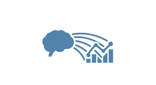 Brain activity associated with data analysis and statistical visualization in a graph form