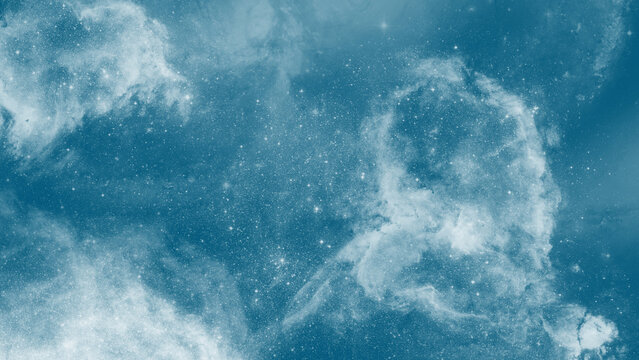 High-quality blue galaxy texture for premium product backdrops