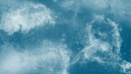 Modern cosmic texture background with soft blue light clusters © ShadOw