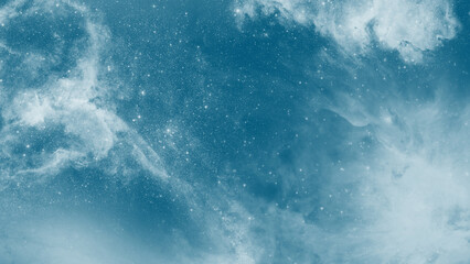 Futuristic cyberspace backdrop with abstract galaxy dust texture © ShadOw