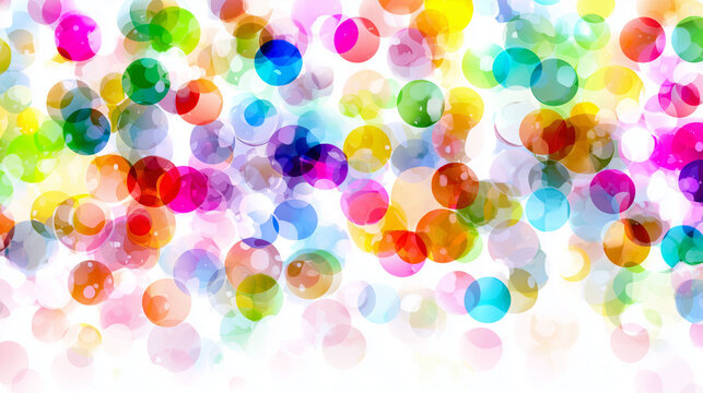 plein de petit cercles de couleurs 