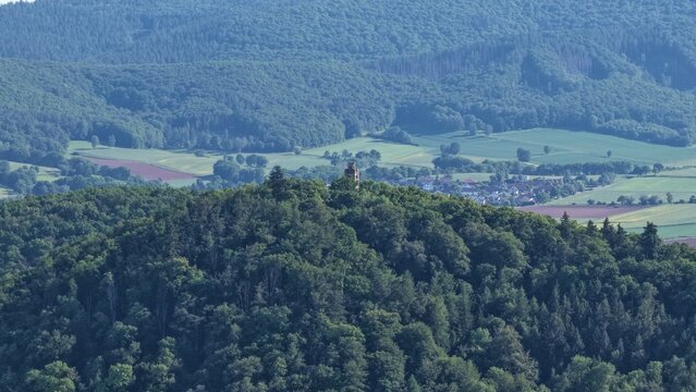 Bei Eschwege. Vogelperspektive. 