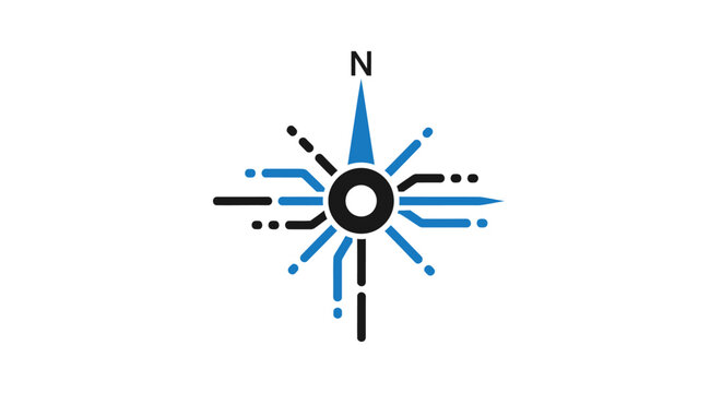 Digital Navigation: A Compass Depicting Technological Directions and Strategic Guidance