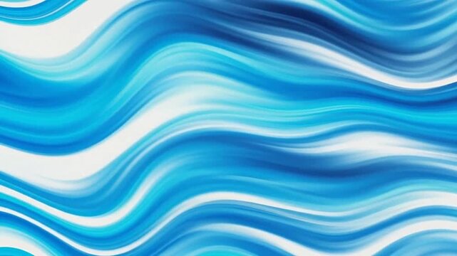 Abstract background featuring smooth flowing blue and white liquid waves