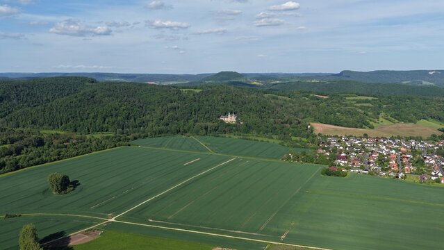 Bei Eschwege. Vogelperspektive. 