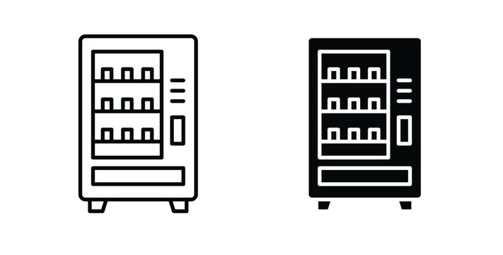 Vending machine icon for ui and web, Vector pictogram