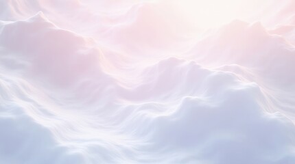 Fototapeta premium Softly lit pastel clouds light