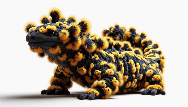 AI generated salamander alone in image
