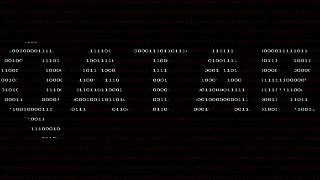 Qatar Cyber Security Lock Over Binary Code Background.Binary numbers base background. Digital technology.