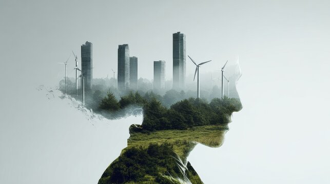Human Mind Integrating Green Energy and Sustainable Urban Development
