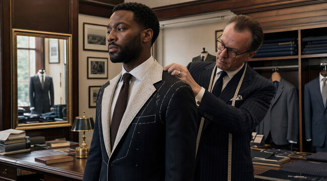 Luxury Custom Suit Fitting
