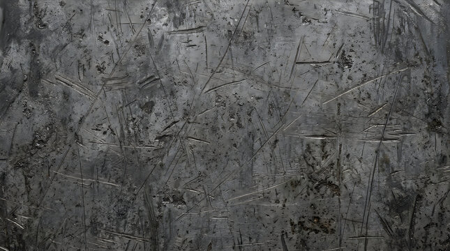 Dark grey brushed metal background texture with industrial scratches elegant charcoal steel surface backdrop for technology automotive and modern masculine design wallpaper 4k