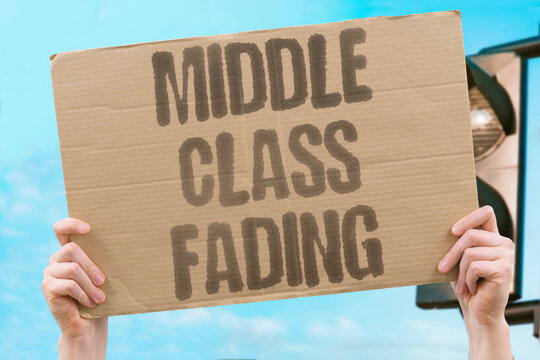 "Middle Class Fading" Steady jobs stop covering basics. INCOME. HOUSING. WORKERS. ECONOMY. PRESSURE.