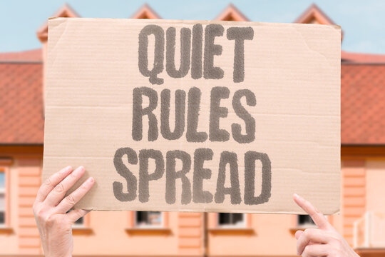"Quiet Rules Spread" Small limits become permanent. CONTROL. RESTRICTIONS. POLITICS. PRESSURE. HISTORY.