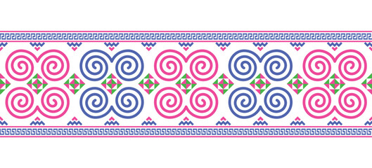 Vector illustration of an abstract background with snail - Sev Hmong © Beekhang