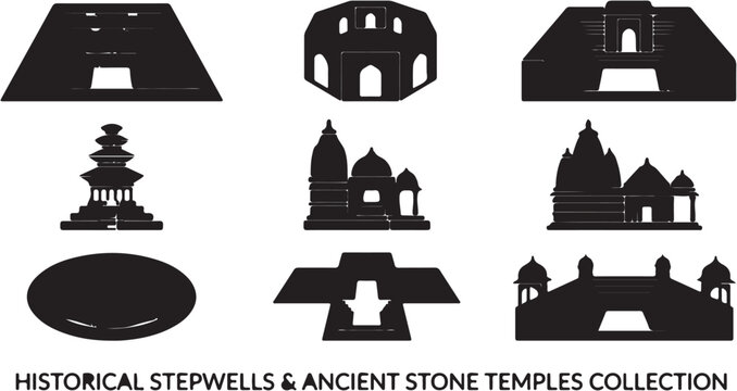 Historical Stepwells and Ancient Temples.