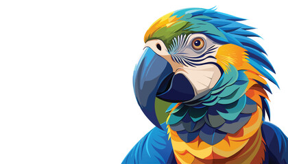 parrot bird clipart vector illustration © Nayon