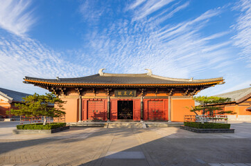 Obraz premium The landscape of Tianjin Huasheng Temple